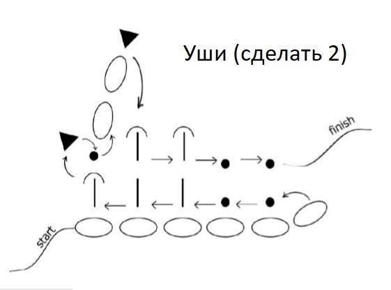 Дракон крючком